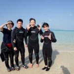 朝は肌寒いけれど～海は最高☆彡