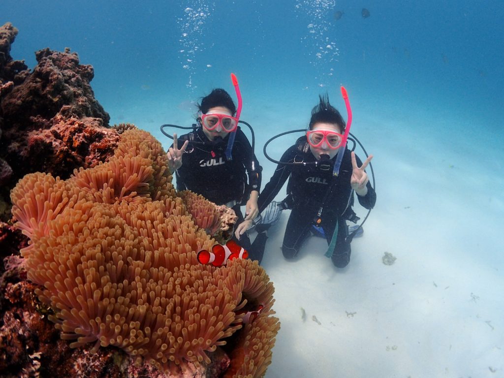 石垣島体験ダイビング・シュノーケル・幻の島上陸ツアー開催【石垣島ダイビングスクールあつまる】